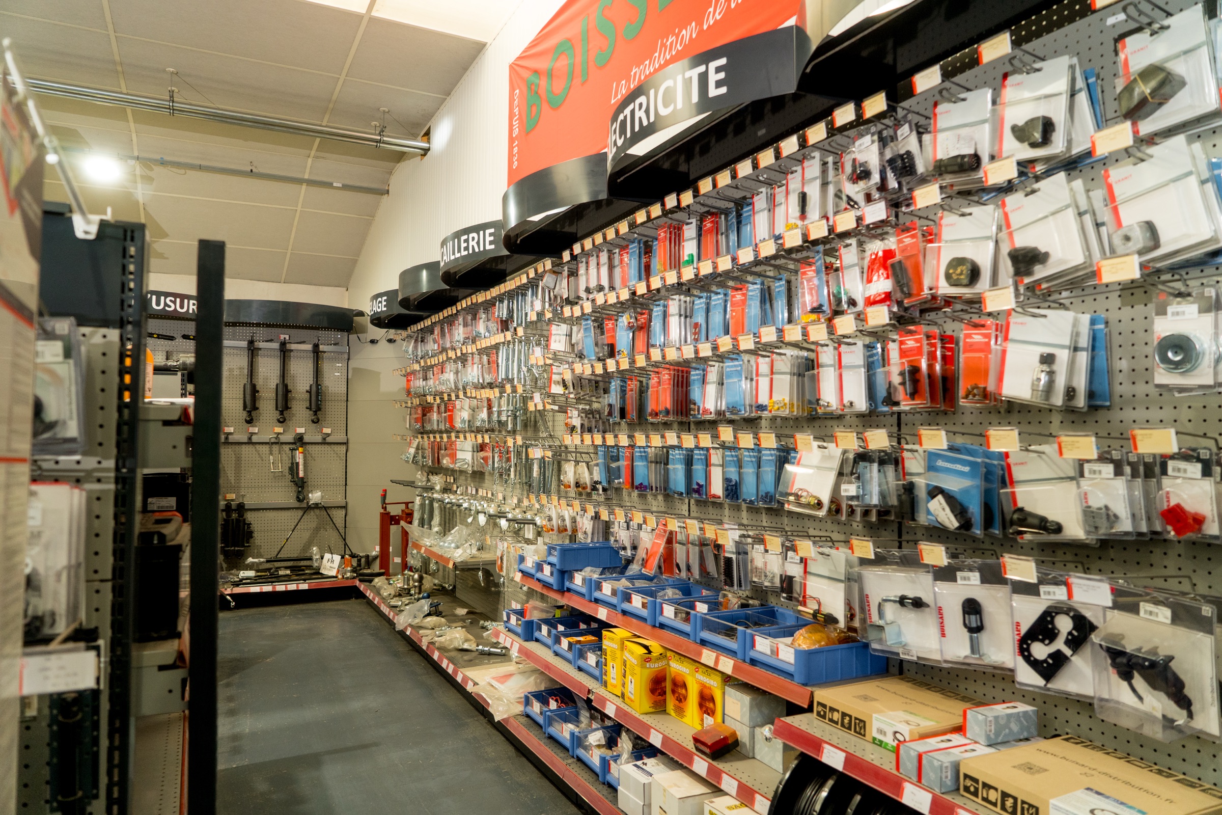 Magasin de pièces détachées et accessoires Groupe Brunière